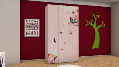 Poza cu Dulap 3 usi Butterfly